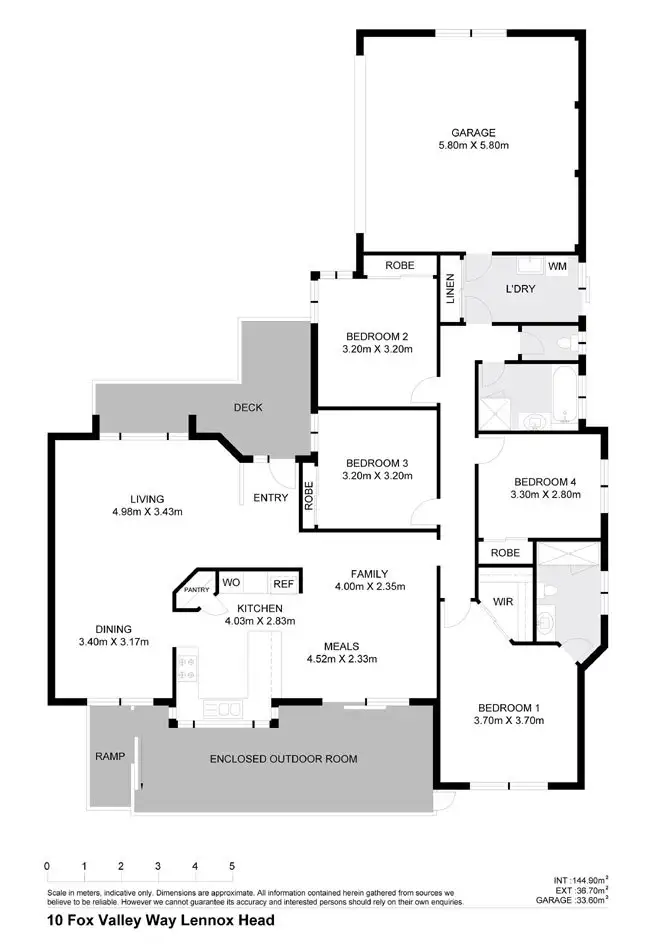 Floorplan of Homely house listing, 10 Fox Valley Way, Lennox Head NSW 2478