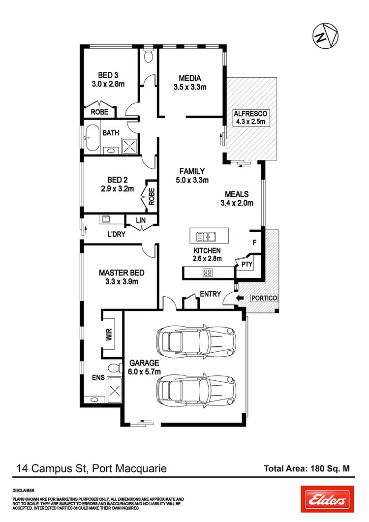 Floorplan of Homely house listing, 14 Campus Street, Port Macquarie NSW 2444