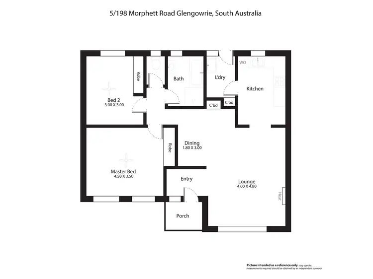 Floorplan of Homely unit listing, 5/198 Morphett Road, Glengowrie SA 5044