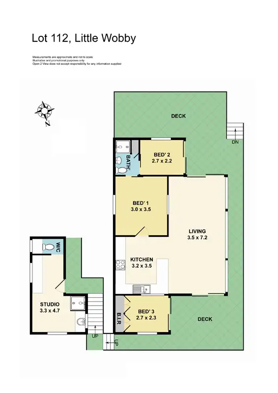 Floorplan of Homely house listing, Lot 112 Little Wobby Beach, Little Wobby NSW 2256