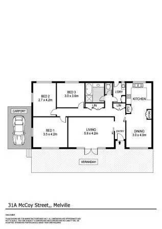 Floorplan of Homely house listing, 31a McCoy Street, Melville WA 6156