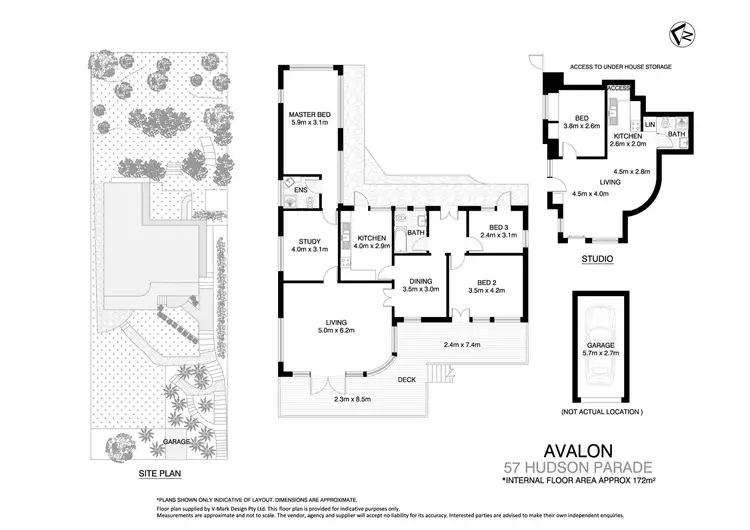 Floorplan of Homely house listing, 57 Hudson Parade, Avalon Beach NSW 2107