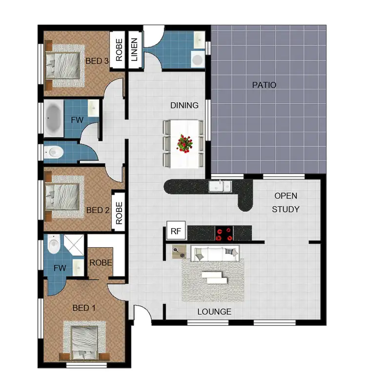 Floorplan of Homely house listing, 95 Marina Drive, Bushland Beach QLD 4818