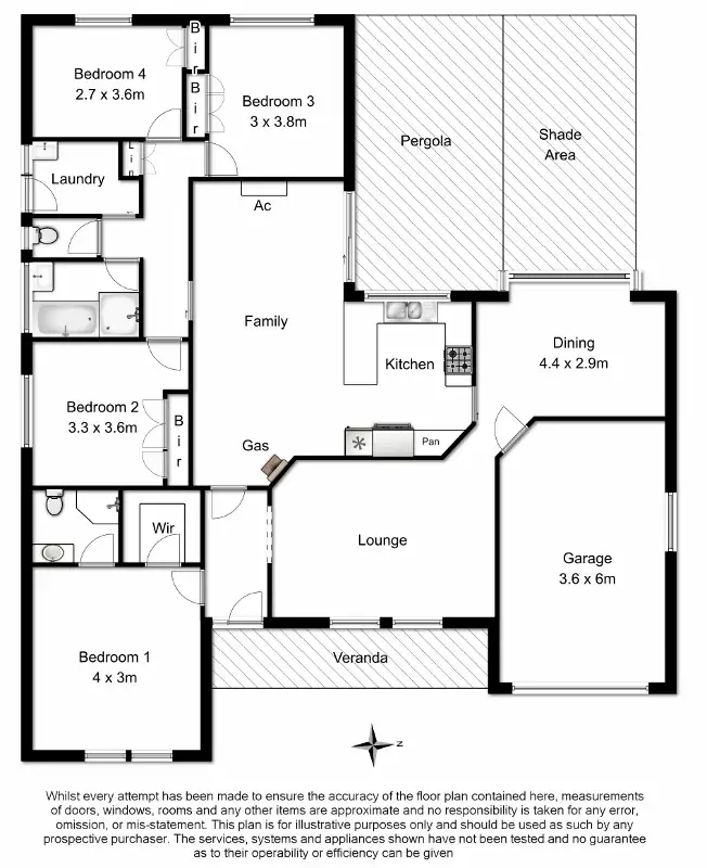 Floorplan of Homely house listing, 13 Longmire Terrace, Mount Gambier SA 5290