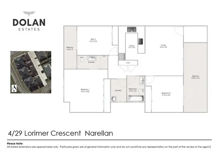 Floorplan of Homely house listing, 4/29 Lorimer Crescent, Narellan NSW 2567