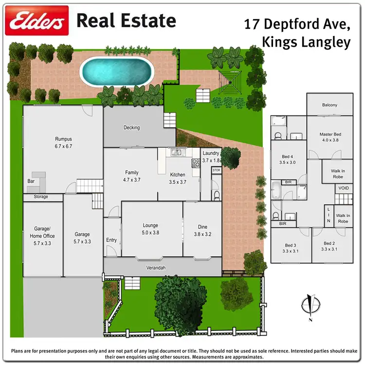 Floorplan of Homely house listing, 17 Deptford Avenue, Kings Langley NSW 2147