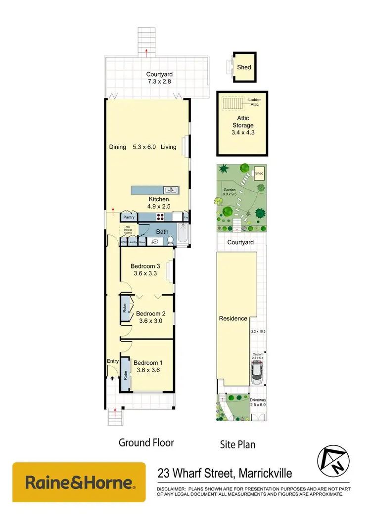 Floorplan of Homely house listing, 23 Wharf Street, Marrickville NSW 2204