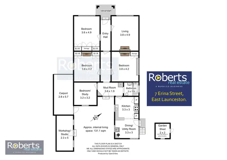 Floorplan of Homely house listing, 7 Erina St, East Launceston TAS 7250