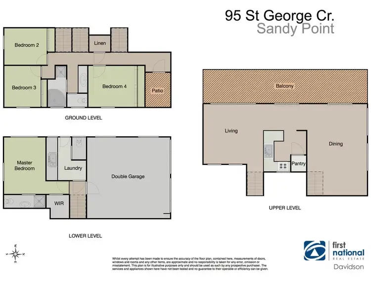 Floorplan of Homely house listing, 95 St George Cres, Sandy Point NSW 2172