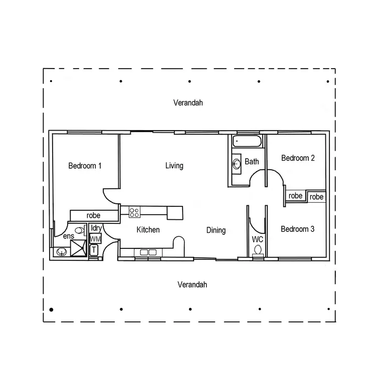 Floorplan of Homely house listing, 13 Gunter Circuit, Woodroffe NT 830