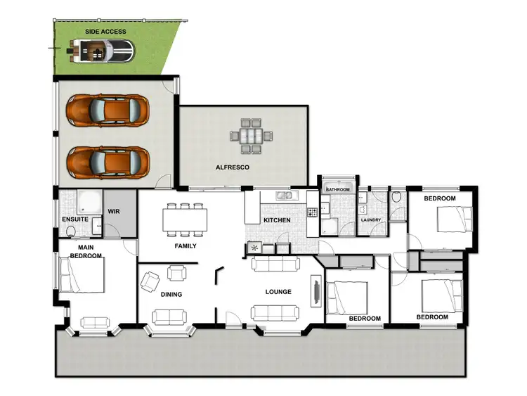 Floorplan of Homely house listing, 35 Bannockburn Cres, Parkinson QLD 4115