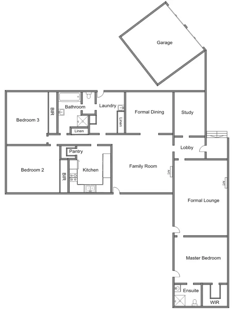 Floorplan of Homely house listing, 12 Naracoorte Road, Bordertown SA 5268