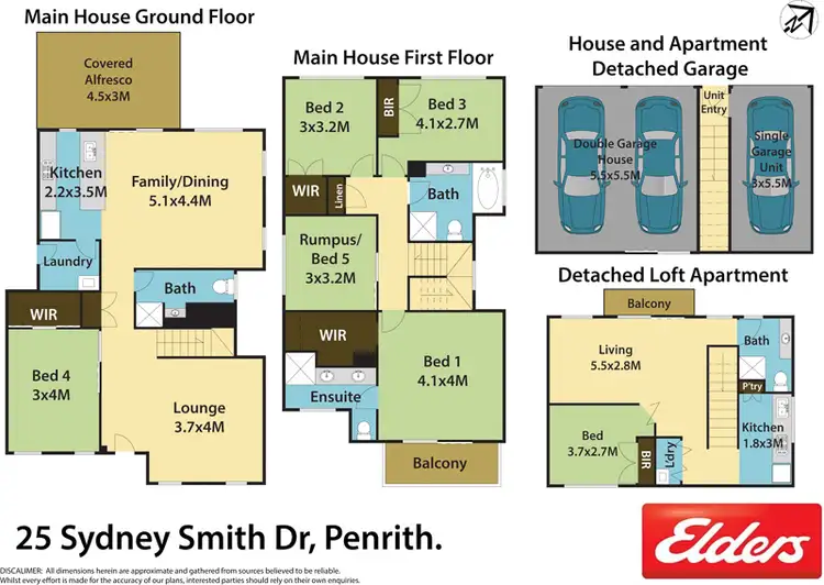 Floorplan of Homely house listing, 25 Sydney Smith Drive, Penrith NSW 2750