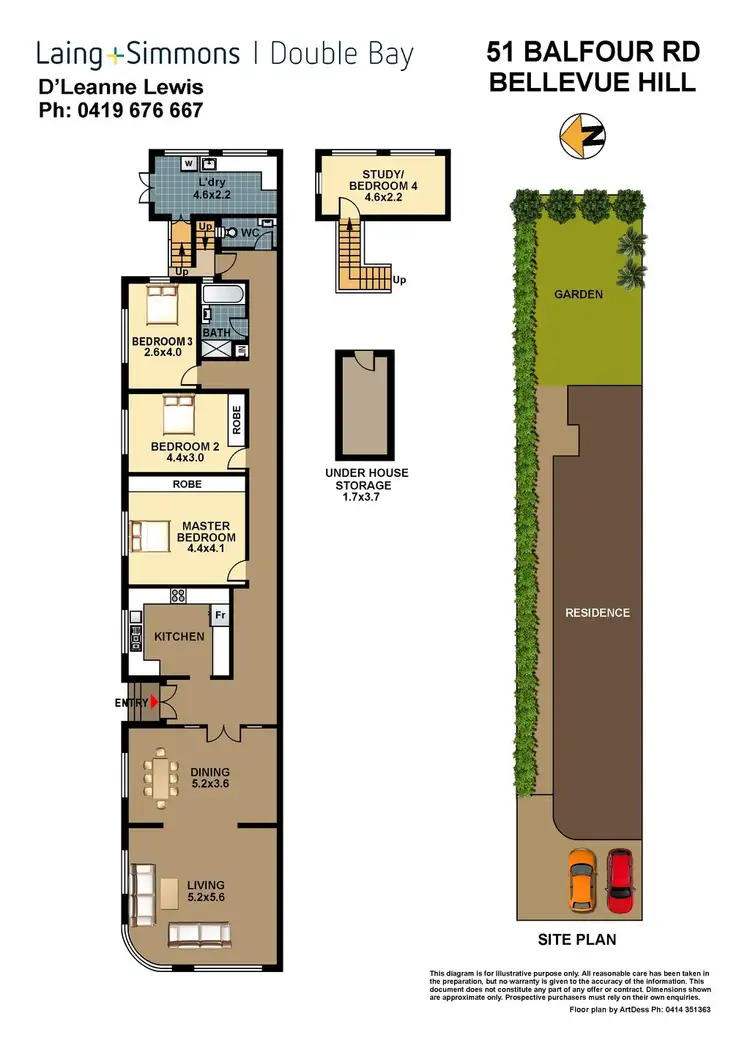 Floorplan of Homely house listing, 51 Balfour Road, Bellevue Hill NSW 2023