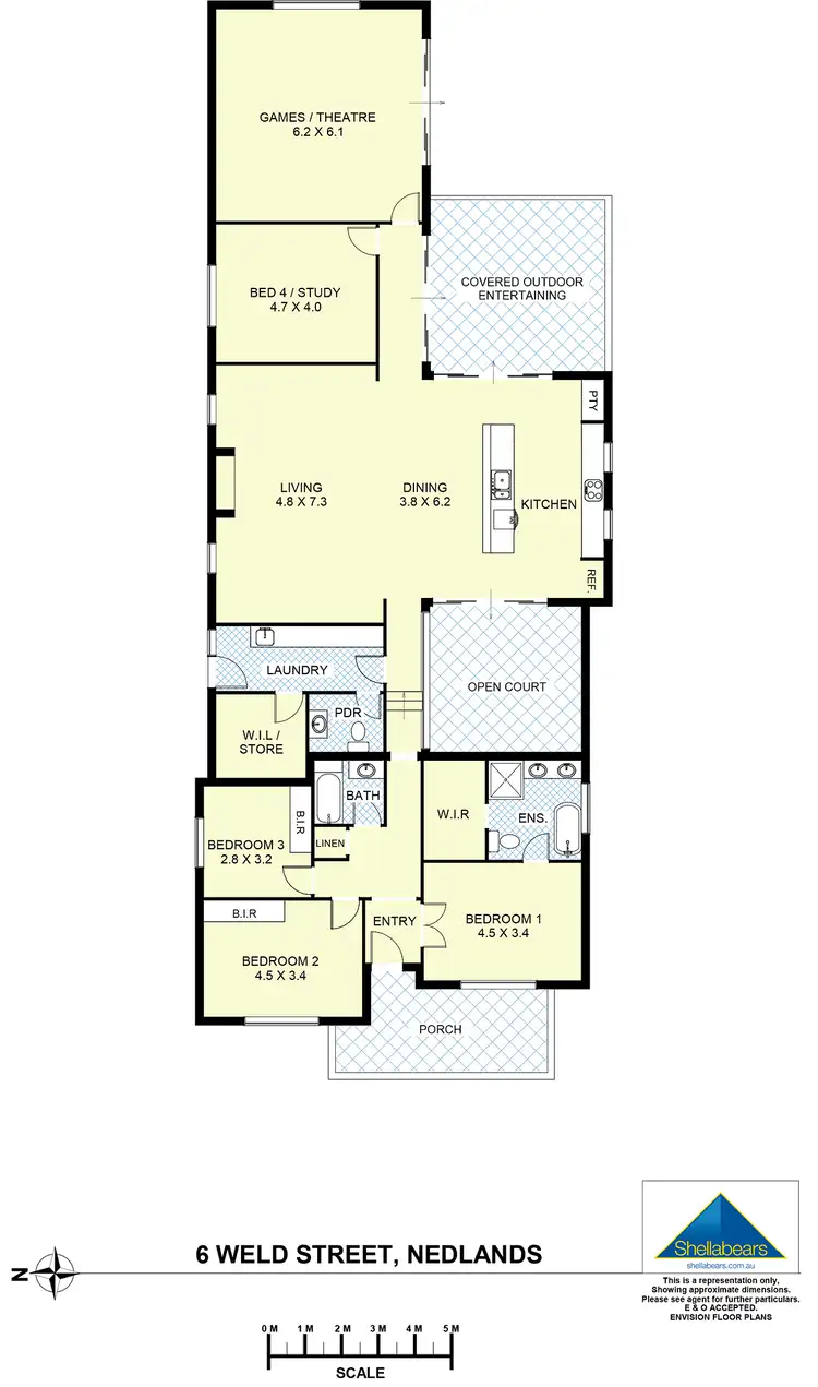 Floorplan of Homely house listing, 6 Weld Street, Nedlands WA 6009
