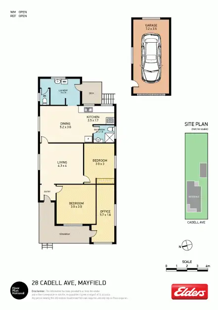 Floorplan of Homely house listing, 28 Cadell Avenue, Mayfield NSW 2304