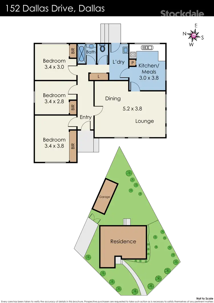 Floorplan of Homely house listing, 152 Dallas Drive, Dallas VIC 3047