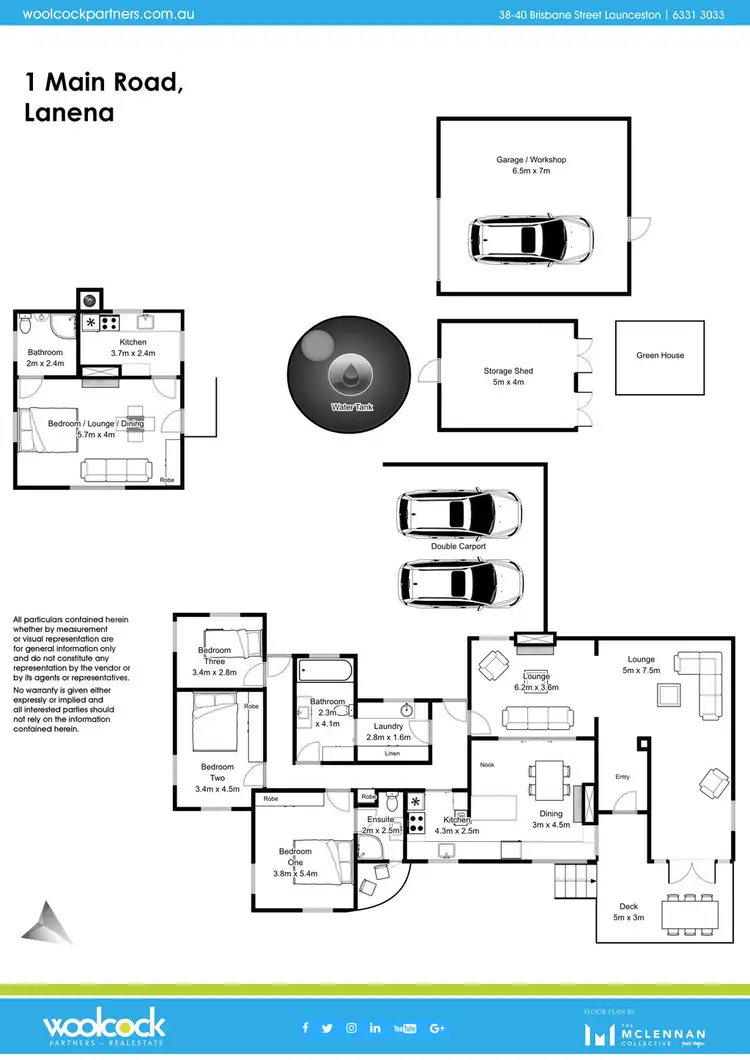 Floorplan of Homely house listing, 1 Main Road, Lanena TAS 7275