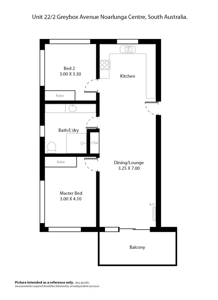 Floorplan of Homely apartment listing, 22-2 Grey Box Avenue, Noarlunga Centre SA 5168