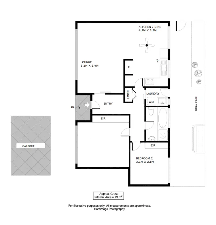 Floorplan of Homely unit listing, 2/413 Morphett Road, Oaklands Park SA 5046