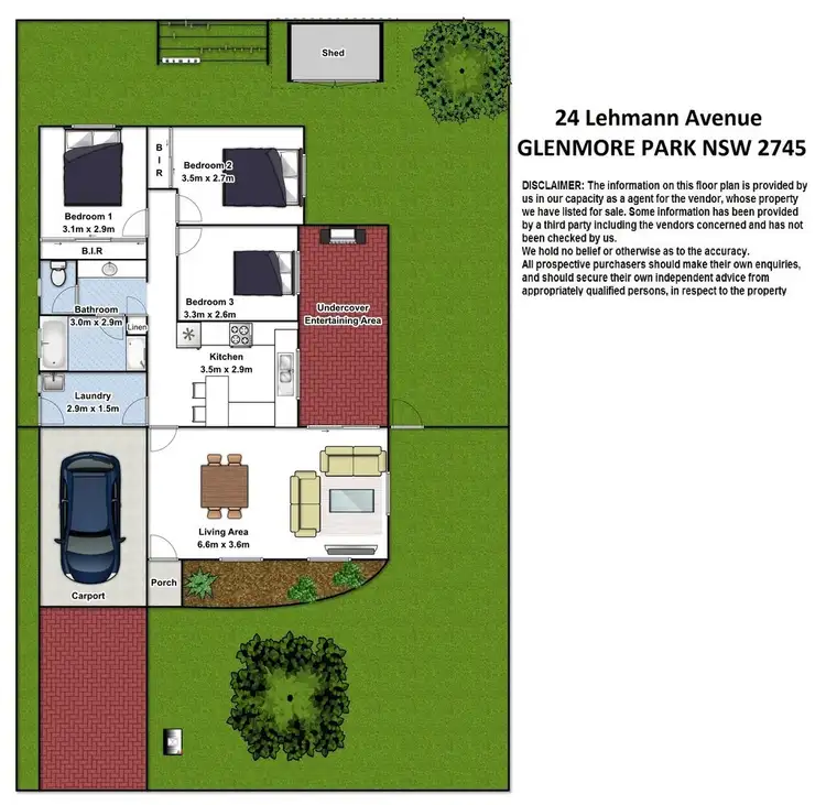 Floorplan of Homely house listing, 24 Lehmann Avenue, Glenmore Park NSW 2745