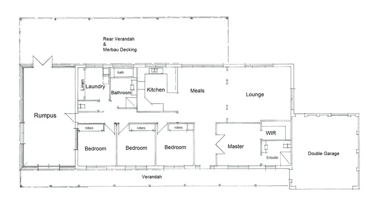 Floorplan of Homely rural property listing, 135 Hall Road, Bayles VIC 3981