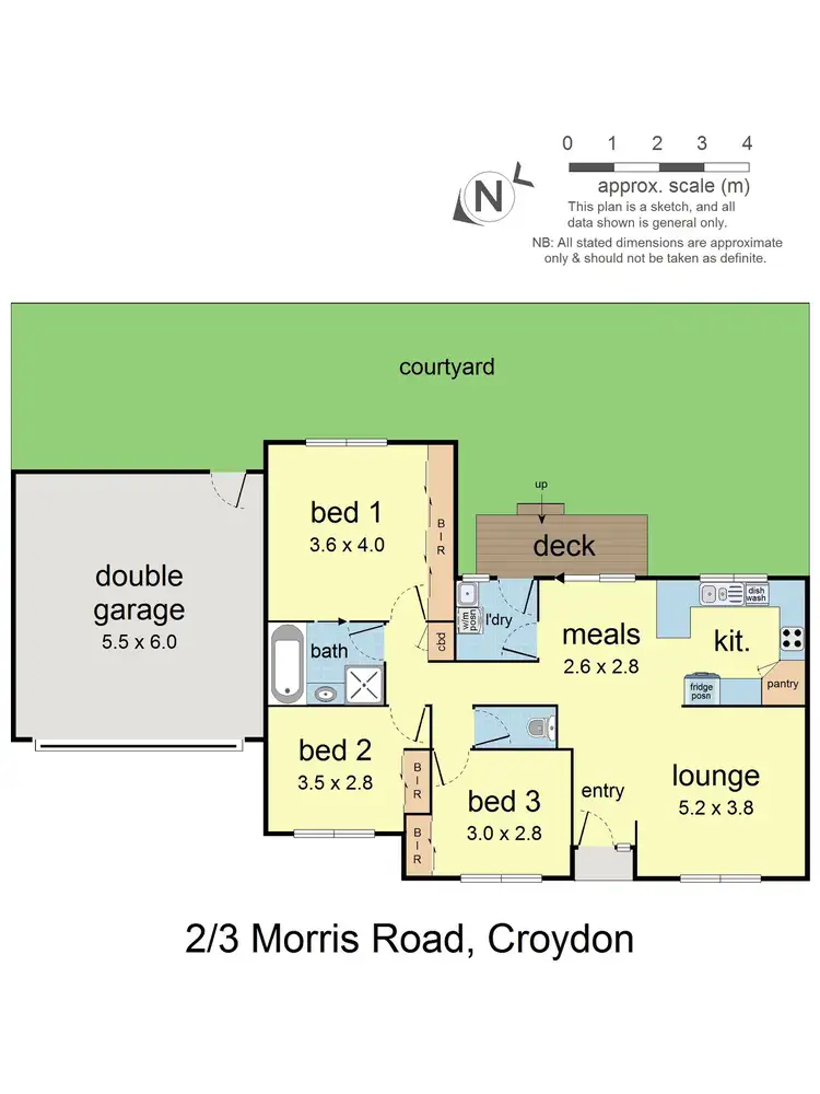 Floorplan of Homely unit listing, 2/3 Morris Road, Croydon VIC 3136