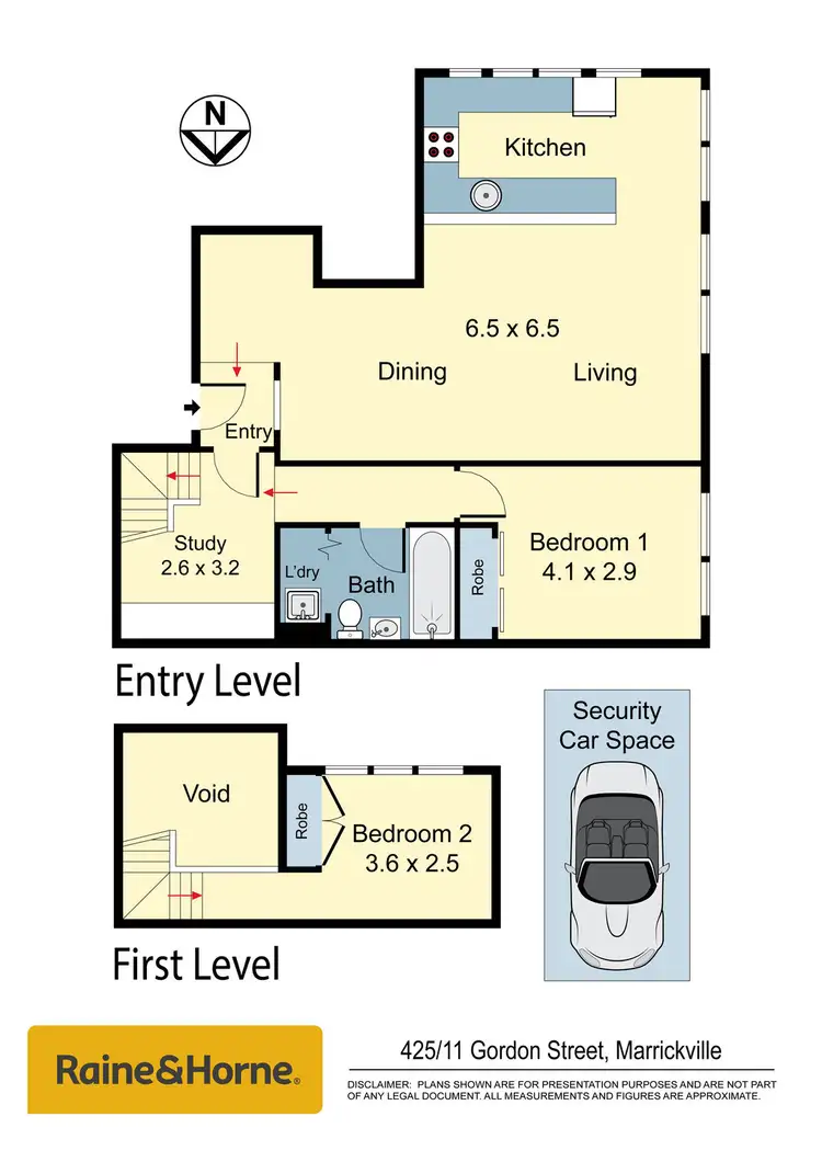Floorplan of Homely apartment listing, 425/11-23 Gordon Street, Marrickville NSW 2204
