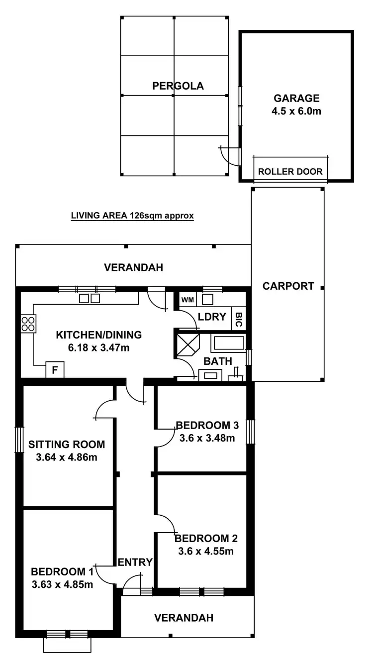 Floorplan of Homely house listing, 30 Tarragon Street, Mile End SA 5031