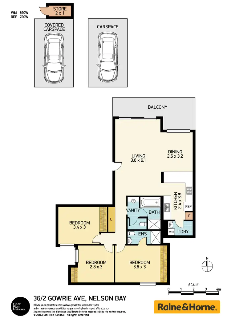 Floorplan of Homely unit listing, 36/2 Gowrie Avenue, Nelson Bay NSW 2315
