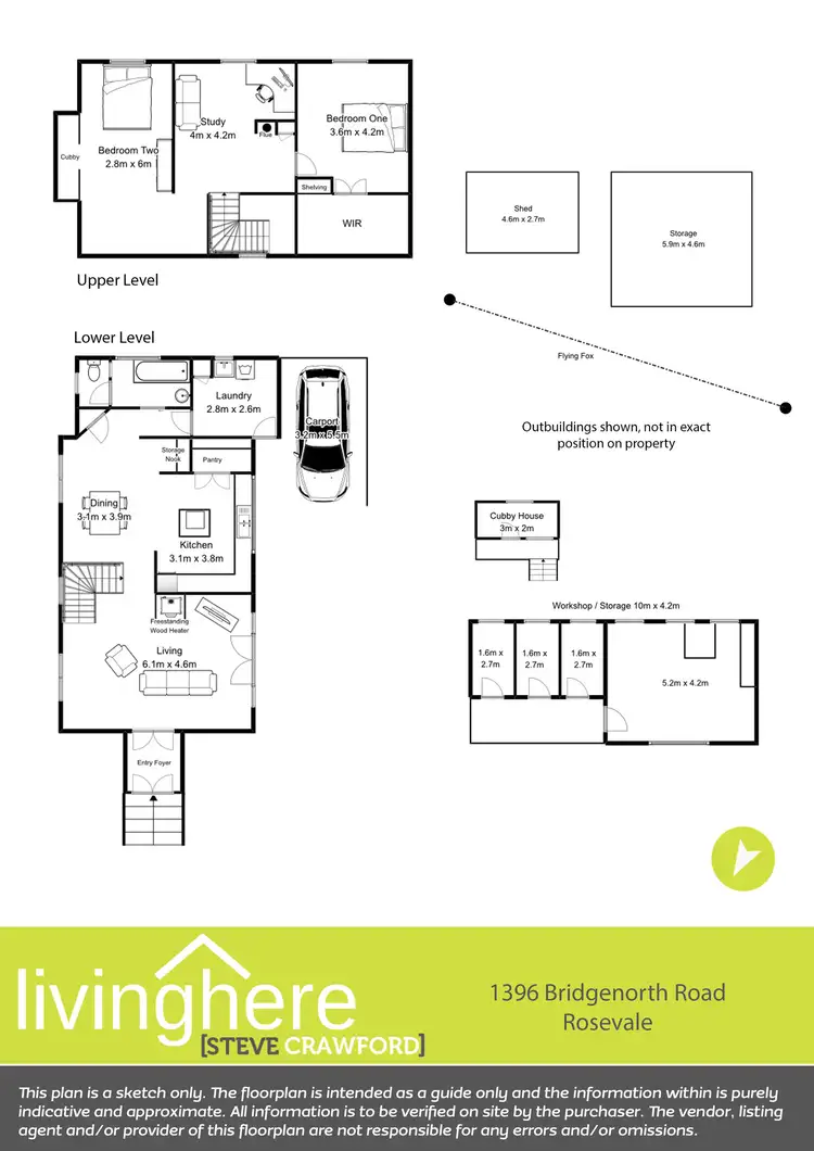 Floorplan of Homely house listing, 1396 Bridgenorth Road, Rosevale TAS 7292