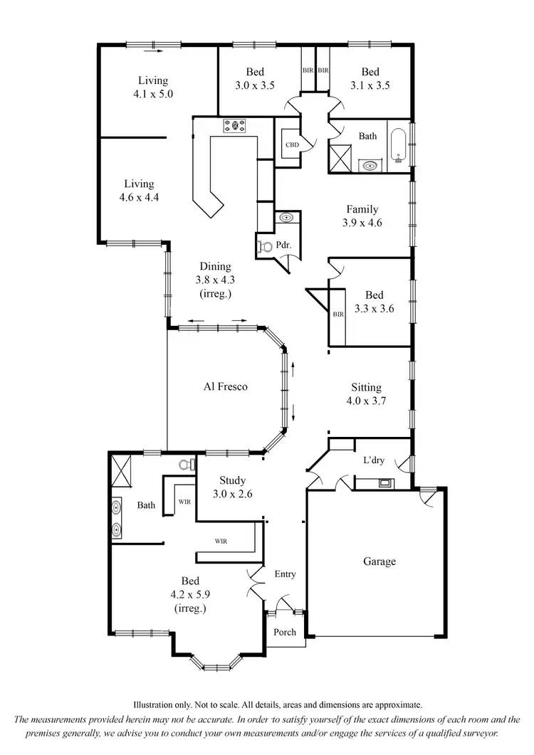 Floorplan of Homely house listing, 6 Hilltop Mews, Doreen VIC 3754