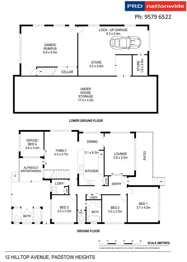 Floorplan of Homely house listing, 12 Hilltop Avenue, Padstow Heights NSW 2211