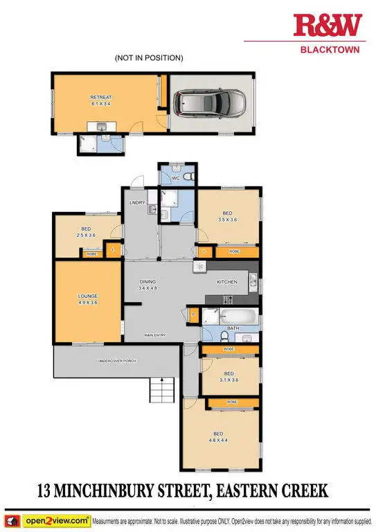 Floorplan of Homely house listing, 13 Minchinbury Street, Eastern Creek NSW 2766