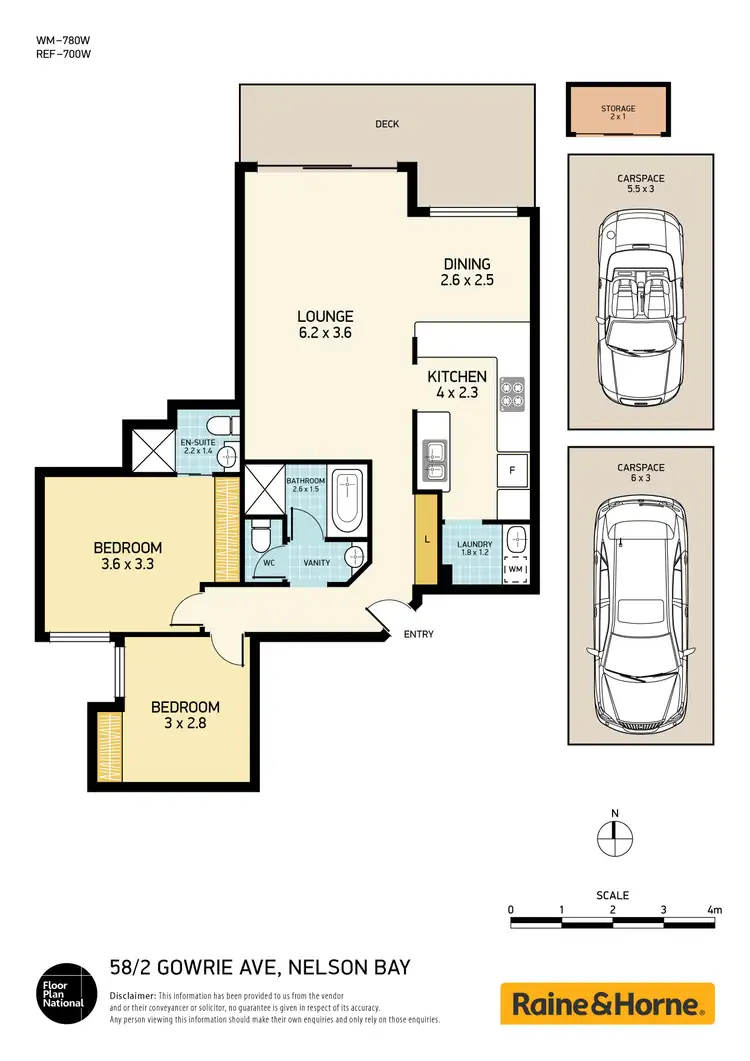 Floorplan of Homely unit listing, 58/2 Gowrie Avenue, Nelson Bay NSW 2315