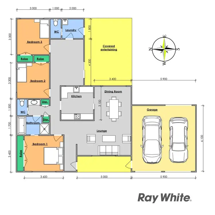Floorplan of Homely house listing, 3 Kanangra Drive, Taree NSW 2430