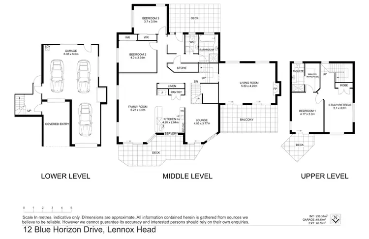 Floorplan of Homely house listing, 12 Blue Horizon Drive, Lennox Head NSW 2478