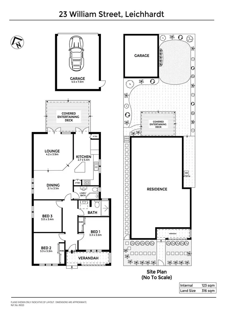Floorplan of Homely house listing, 23 William Street, Leichhardt NSW 2040