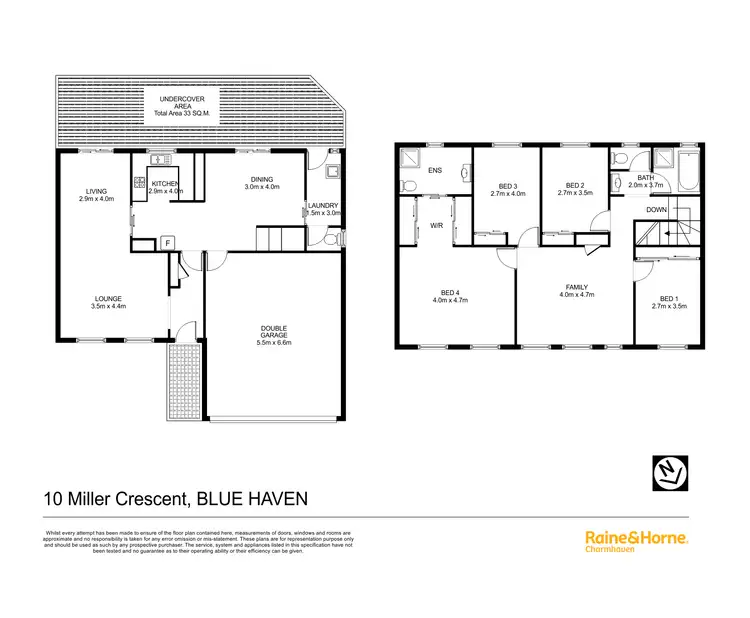 Floorplan of Homely house listing, 10 Miller Crescent, Blue Haven NSW 2262