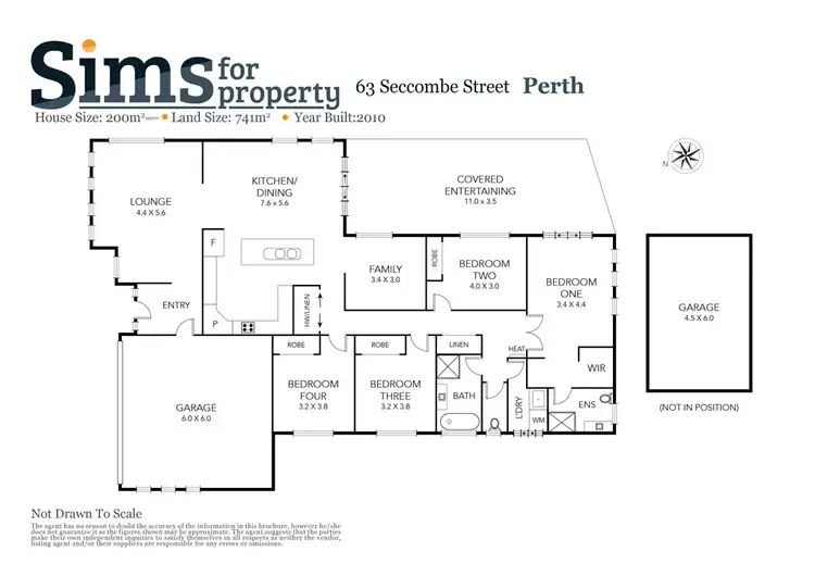 Floorplan of Homely house listing, 63 Seccombe Street, Perth TAS 7300