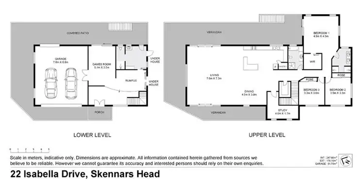 Floorplan of Homely house listing, 22 Isabella Drive, Skennars Head NSW 2478
