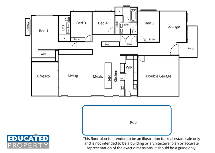Floorplan of Homely house listing, Address available on request
