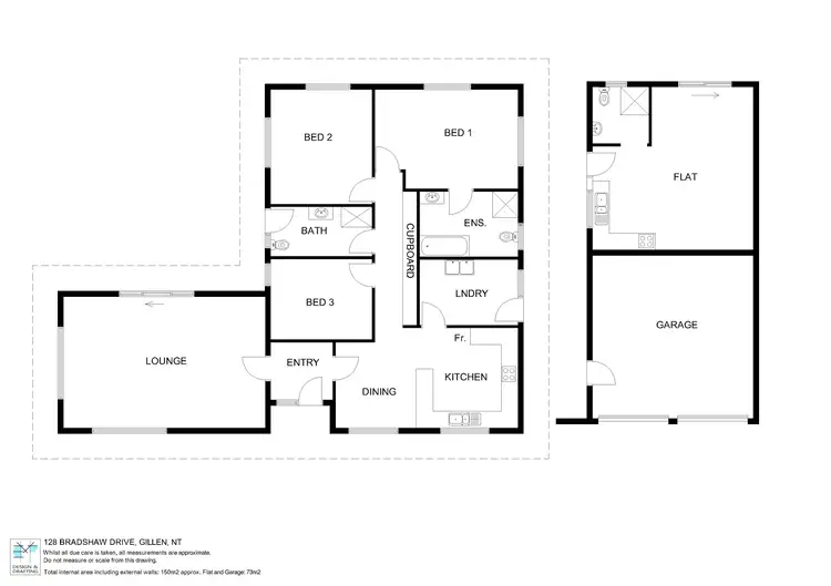 Floorplan of Homely house listing, 128 Bradshaw Drive, Gillen NT 870
