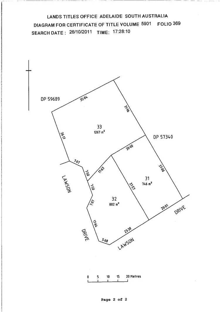 Floorplan of Homely land listing, Lot 32 Lawson Drive, Port Lincoln SA 5606
