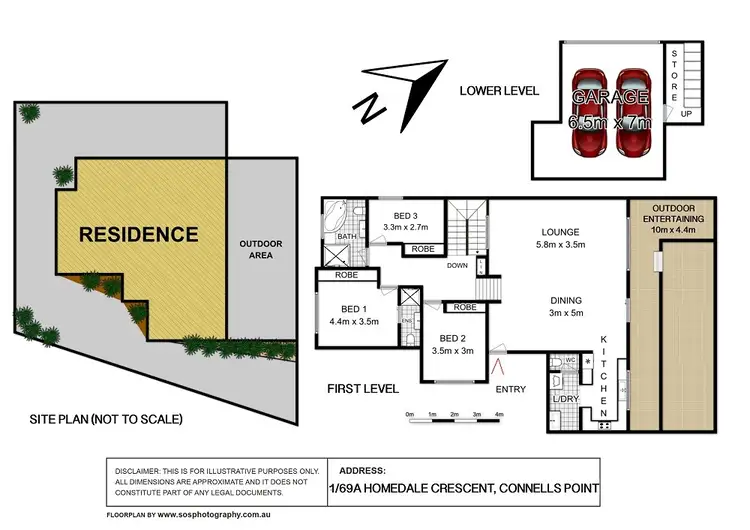 Floorplan of Homely house listing, 1/69A Homedale Crescent, Connells Point NSW 2221