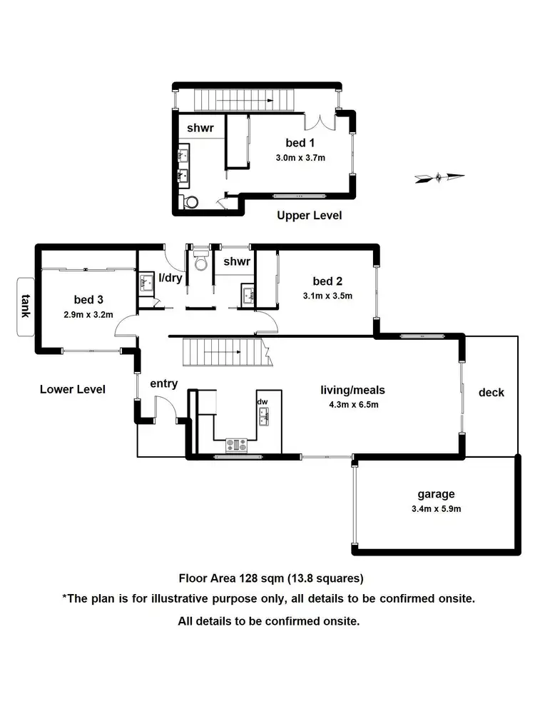 Floorplan of Homely townhouse listing, 2/25 Blackburn Road, Mooroolbark VIC 3138