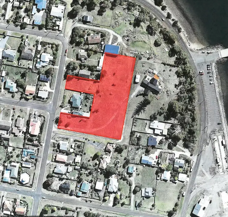 Floorplan of Homely land listing, 180 Oxford Street, Beauty Point TAS 7270