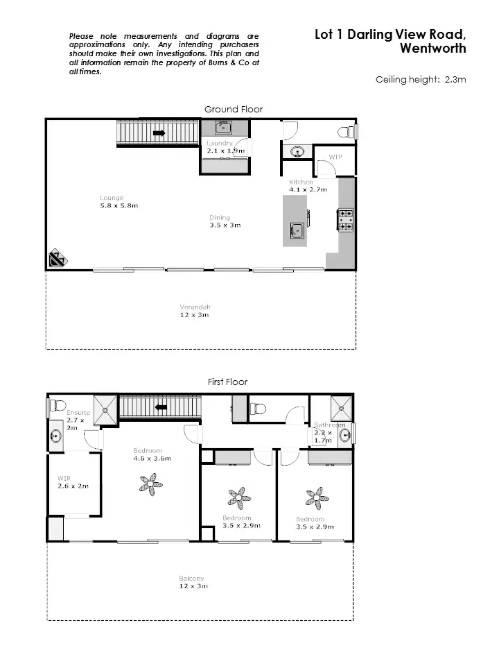 Floorplan of Homely house listing, 110 Darling View Road, Wentworth NSW 2648