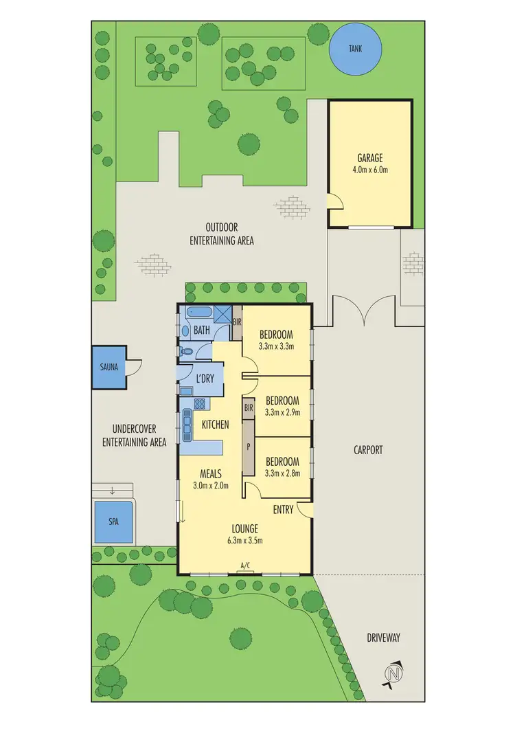 Floorplan of Homely house listing, 8 Nile Court, Werribee VIC 3030