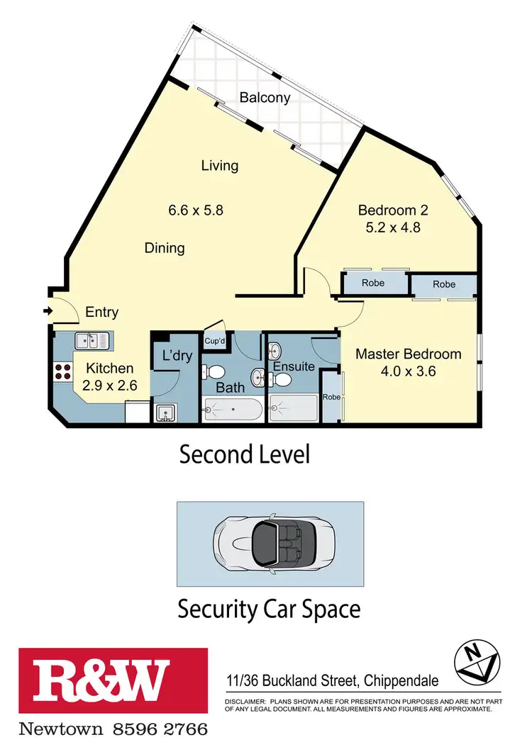 Floorplan of Homely apartment listing, 11/36 Buckland Street, Chippendale NSW 2008
